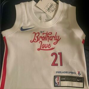 Nike Sixers ‘City of Brotherly Love’ Toddler Jersey 18M